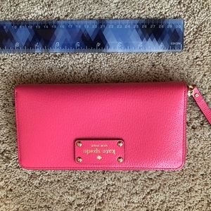 Kate Spade Pink Leather Wallet